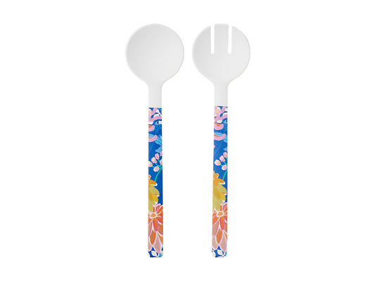 Sunburst Melamine Salad Servers Set of 2