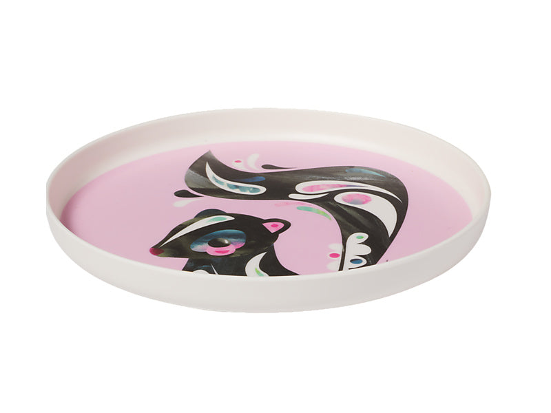 Pete Cromer Woodland Creatures Melamine Plates Set of 4 Assorted Gift Boxed