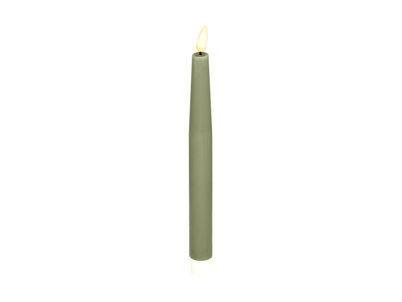 Let's Get Lit LED Flameless Taper Candle 2pc Pine Gift Boxed