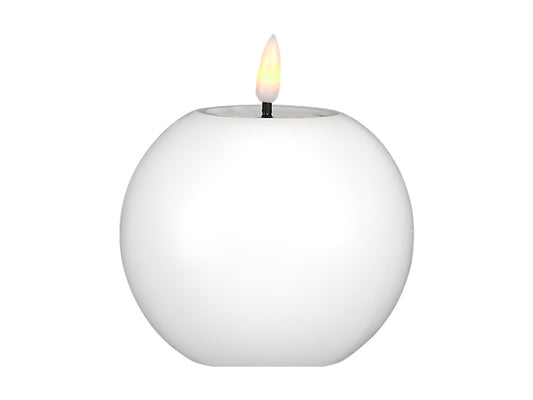 Let's Get Lit LED Flameless Round Candle Natural Gift Boxed