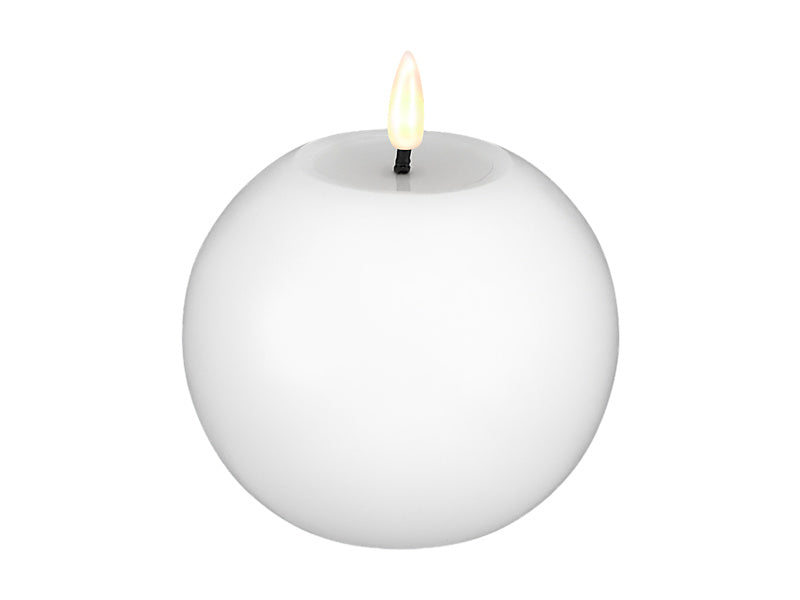 Let's Get Lit LED Flameless Round Candle Natural Gift Boxed