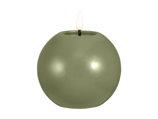 Let's Get Lit LED Flameless Round Candle Pine Gift Boxed