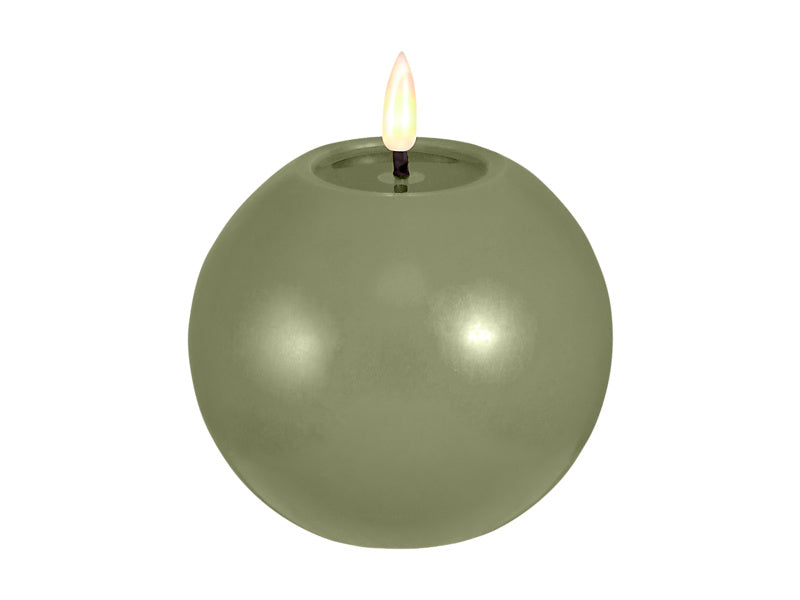 Let's Get Lit LED Flameless Round Candle Pine Gift Boxed