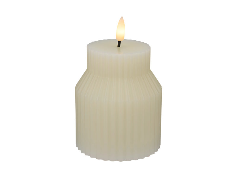 Let's Get Lit Linea LED Sculptural Wax Candle Soy Gift Boxed