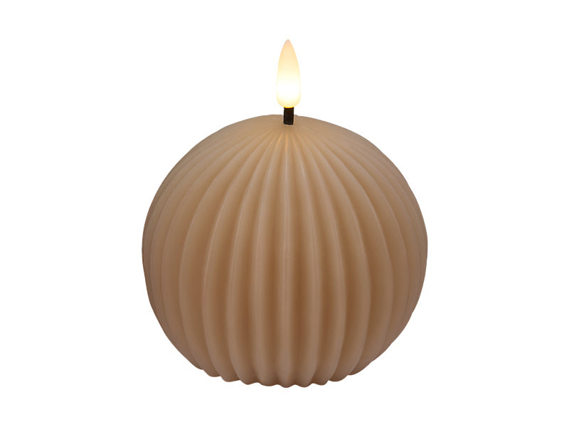 Let's Get Lit Linea LED Round Wax Candle Gift Boxed