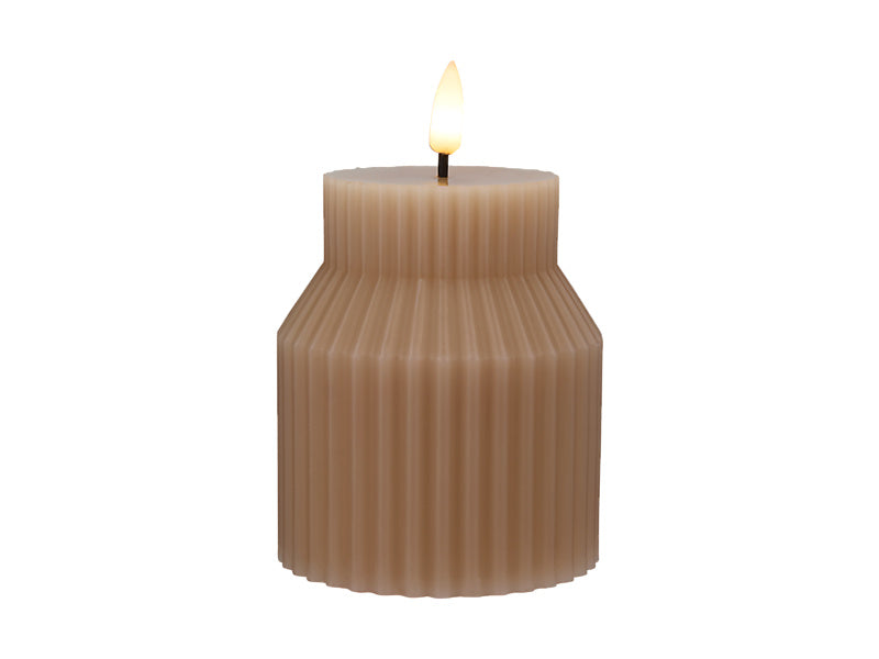 Let's Get Lit Linea LED Sculptural Wax Candle Gift Boxed