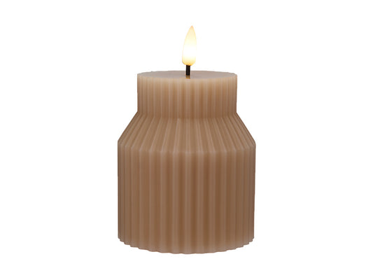 Let's Get Lit Linea LED Sculptural Wax Candle Gift Boxed