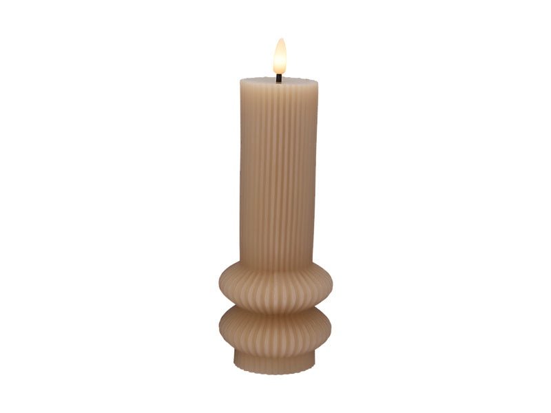 Let's Get Lit Linea LED Sculptural Wax Candle Gift Boxed