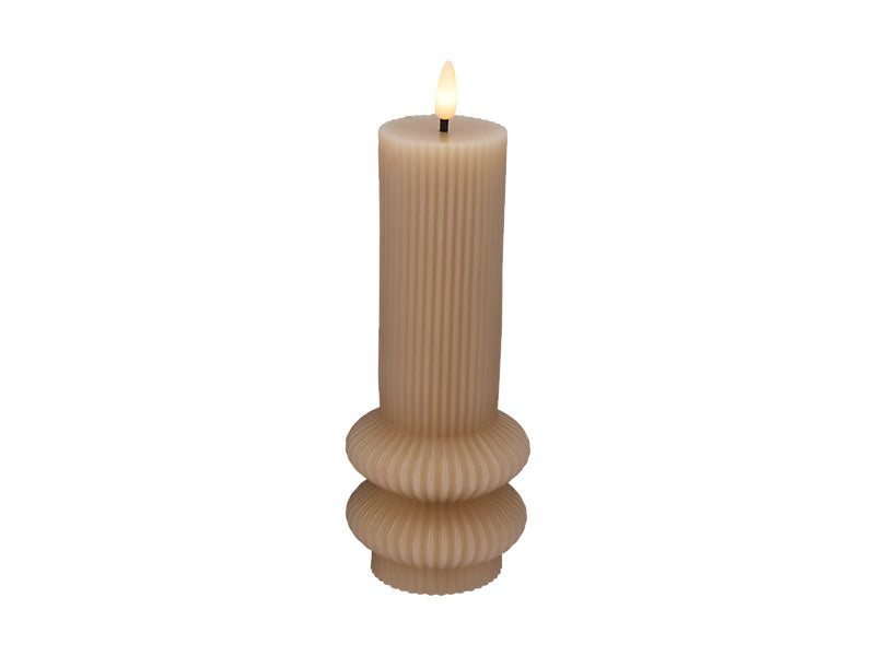 Let's Get Lit Linea LED Sculptural Wax Candle Gift Boxed