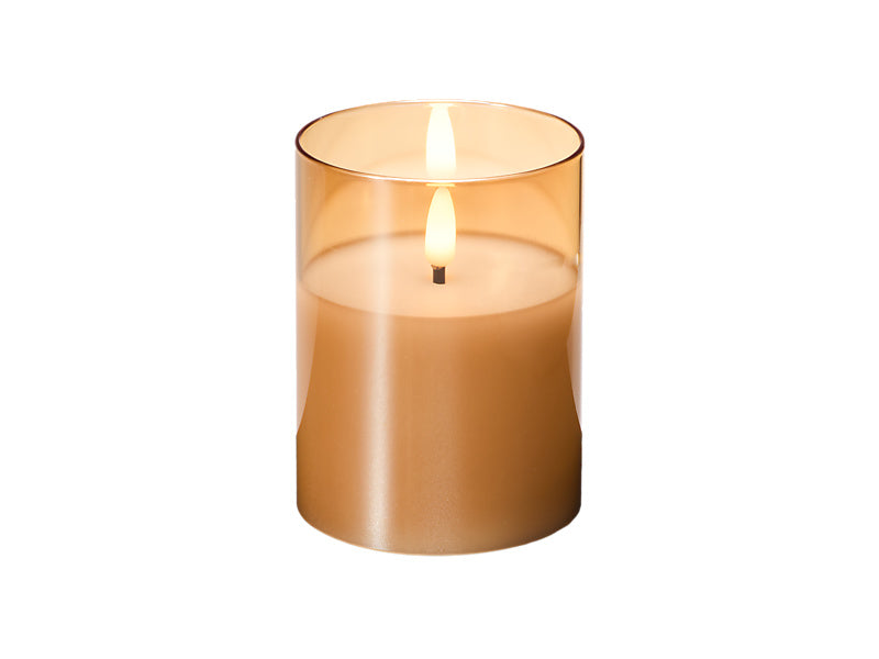 Let's Get Lit LED Flameless Candle Glass Hurricane Gift Boxed