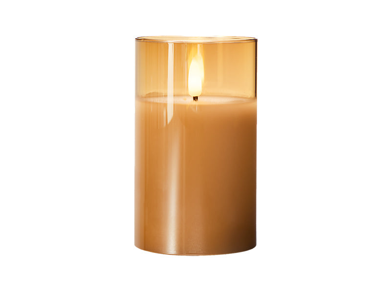 Let's Get Lit LED Flameless Candle Glass Hurricane Gift Boxed
