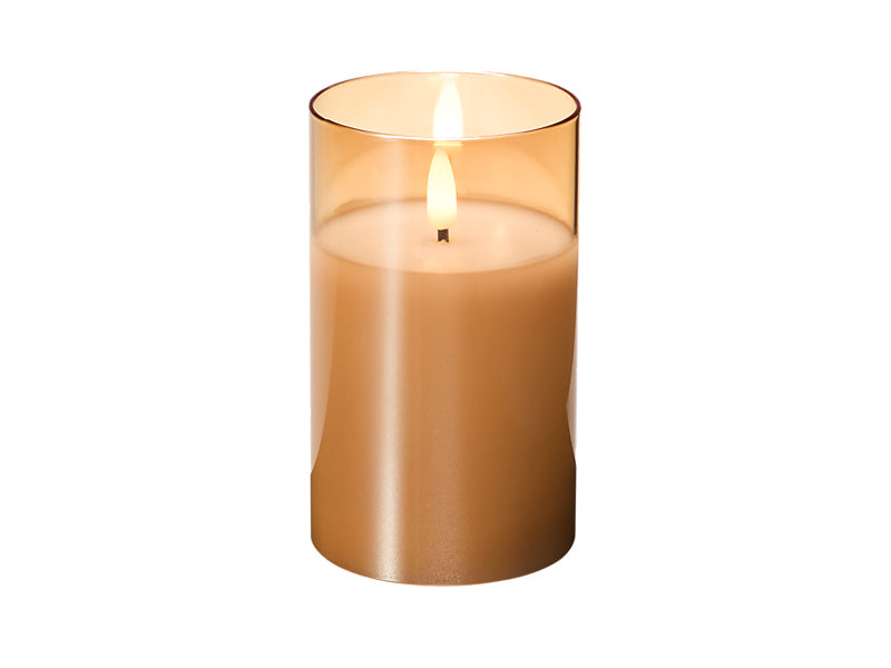 Let's Get Lit LED Flameless Candle Glass Hurricane Gift Boxed