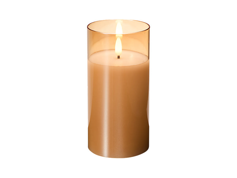 Let's Get Lit LED Flameless Candle Glass Hurricane Gift Boxed