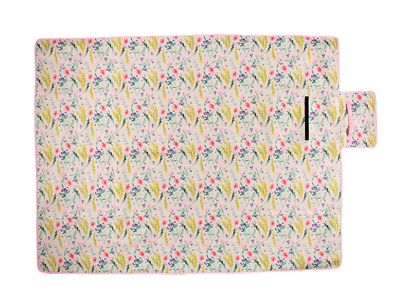 Wildflowers Folding Picnic Blanket