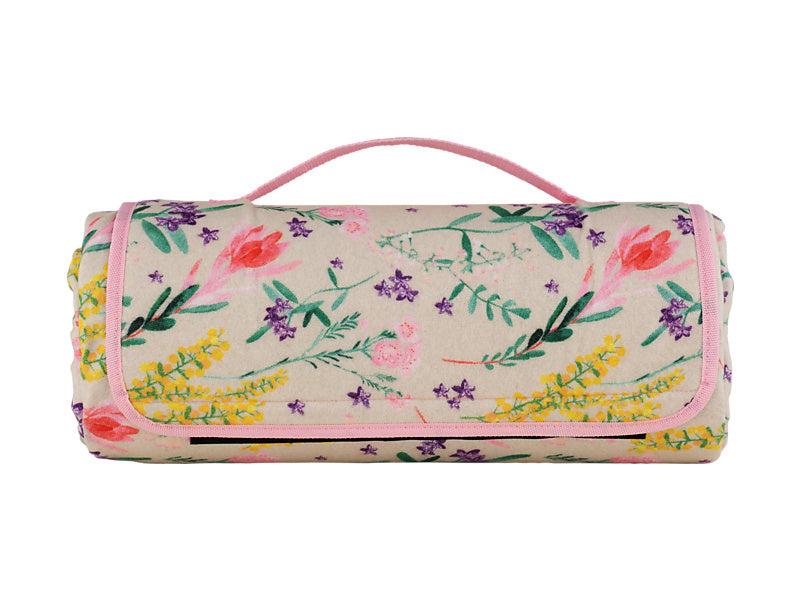 Wildflowers Folding Picnic Blanket