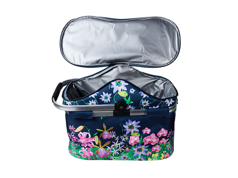 Tropical Twilight Insulated Picnic Carry Basket