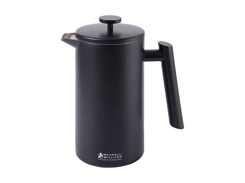 Blend Robusta Double Wall Plunger 1L Black Gift Boxed