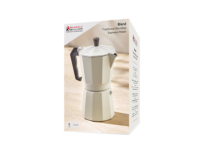 Blend Traditional Stovetop Espresso Maker 6cup Gift Boxed