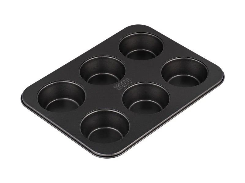 BakerMaker Non-Stick 6 Cup Large Muffin Pan