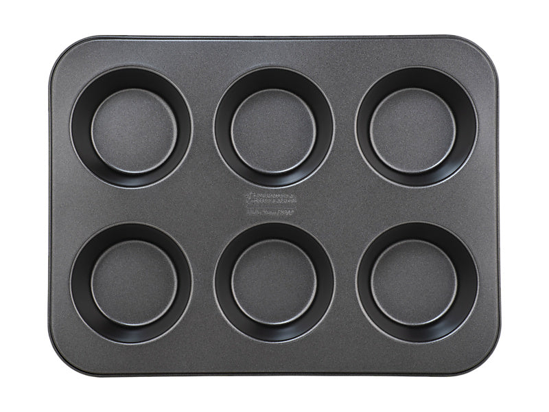 BakerMaker Non-Stick 6 Cup Large Muffin Pan