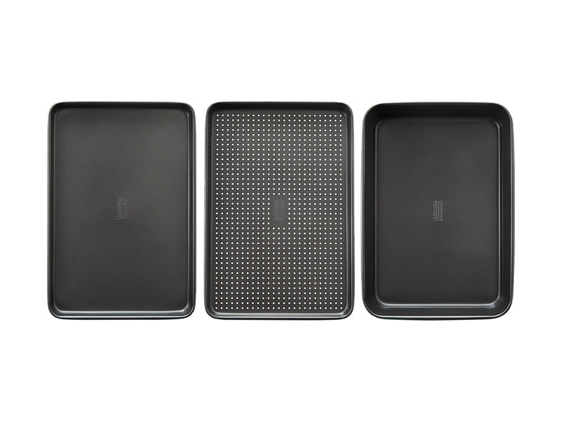 BakerMaker Non-Stick Roasting Set of 3 Gift Boxed