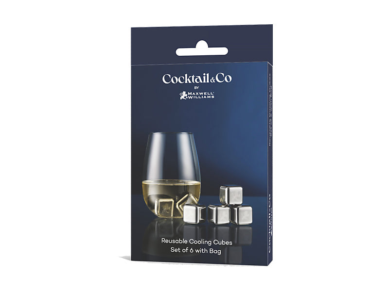 Cocktail & Co Reusable Ice Cubes Set of 6
