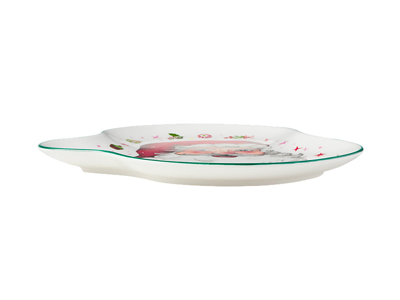 Fa la la Santa Dish Gift Boxed