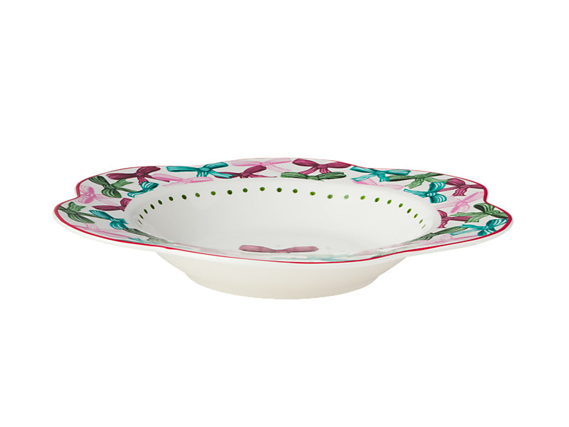 Fa la la Scallop Rim Dinner Set 12pc Gift Boxed