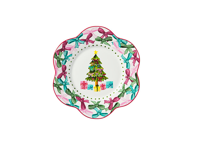 Fa la la Scallop Rim Dinner Set 12pc Gift Boxed