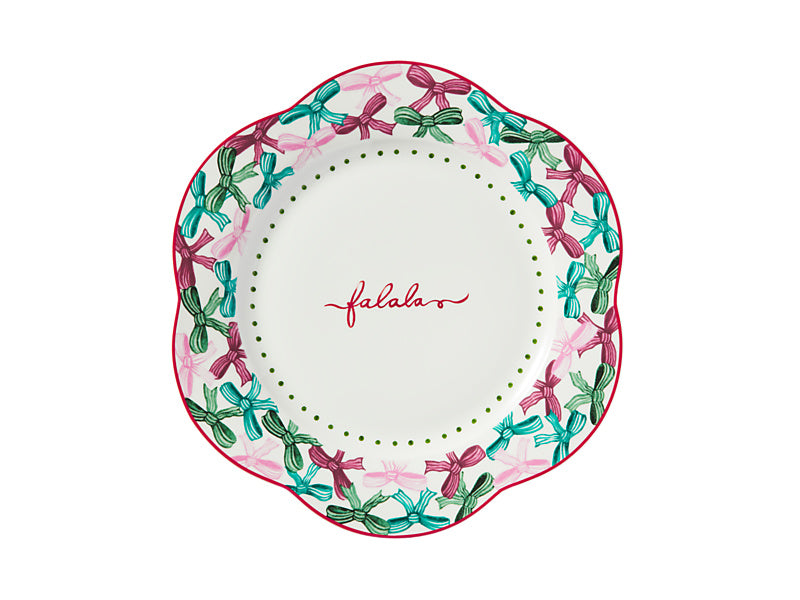 Fa la la Scallop Rim Dinner Set 12pc Gift Boxed