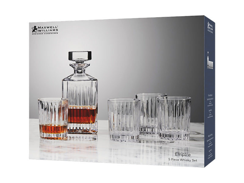 Empire Whisky Set 5pc Gift Boxed