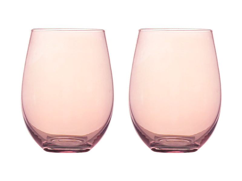 Glamour Stemless Glass Set of 2 Gift Boxed