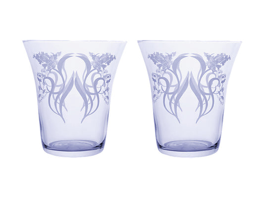Estelle Michaelides Mystique Stemless Glass Set of 2 Gift Boxed