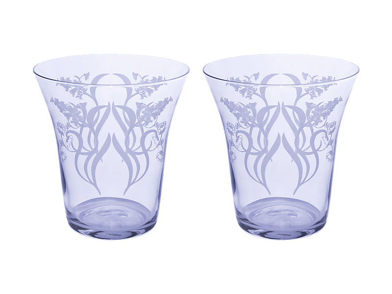Estelle Michaelides Mystique Stemless Glass Set of 2 Gift Boxed