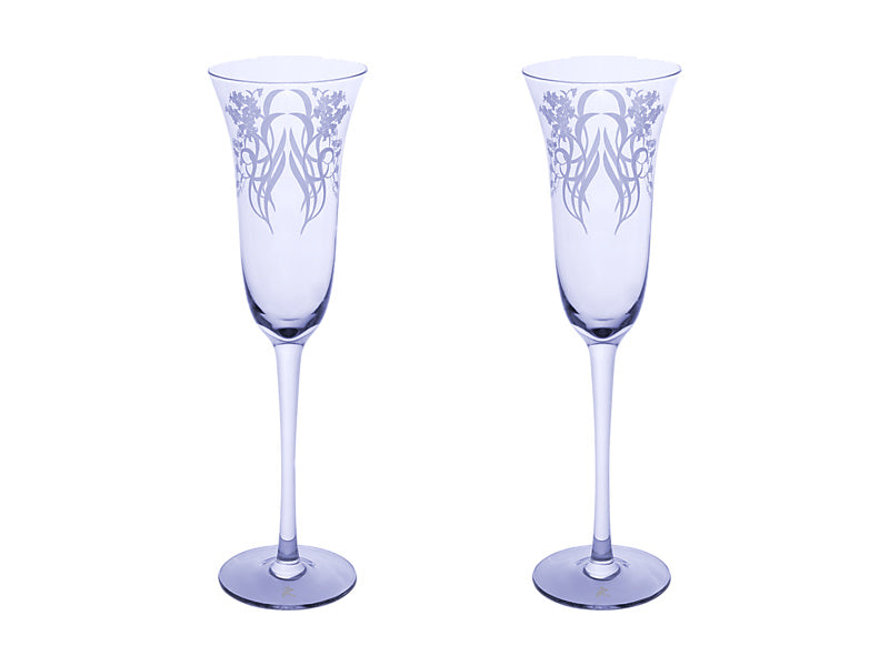 Estelle Michaelides Mystique Prosecco Glass Set of 2 Gift Boxed