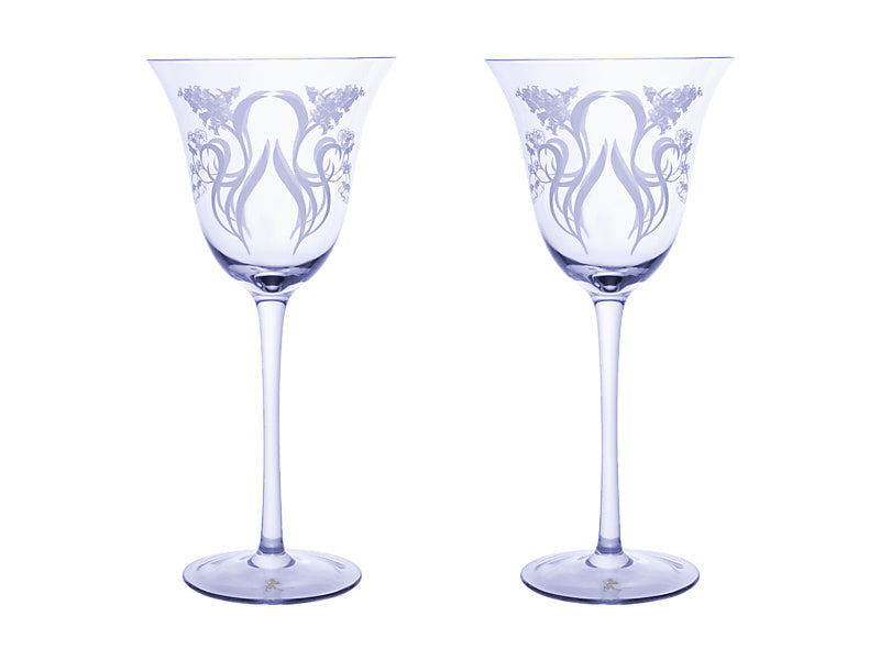 Estelle Michaelides Mystique Wine Glass Set of 2 Gift Boxed
