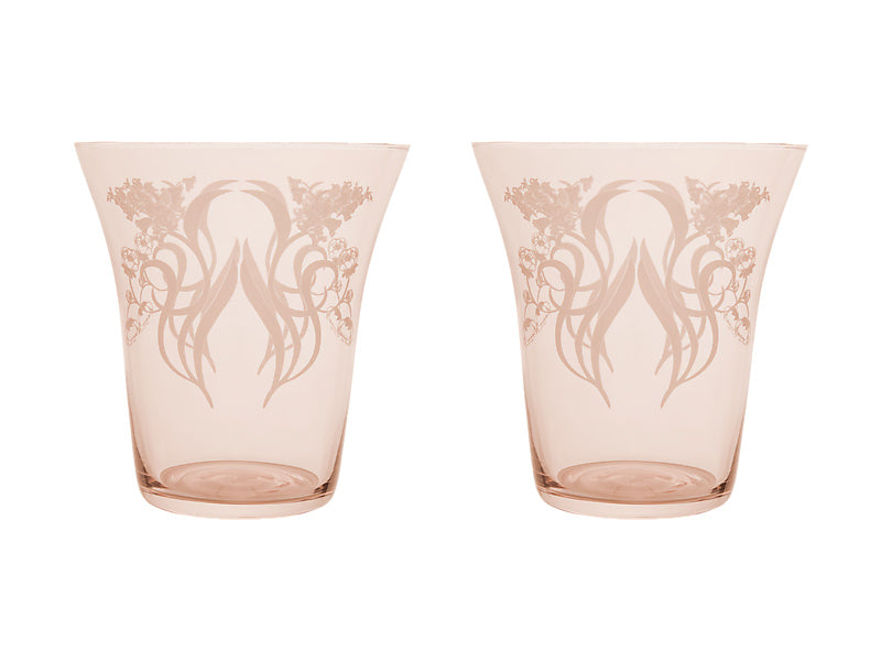 Estelle Michaelides Mystique Stemless Glass Set of 2 Gift Boxed