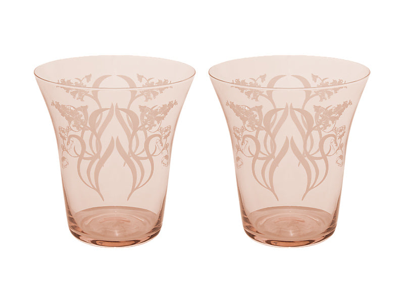 Estelle Michaelides Mystique Stemless Glass Set of 2 Gift Boxed