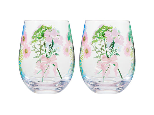 Cherish Stemless Glass Set of 2 Gift Boxed