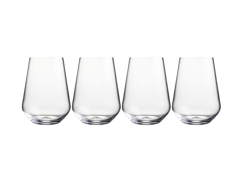 Eterna Stemless Glass Set of 4 Gift Boxed
