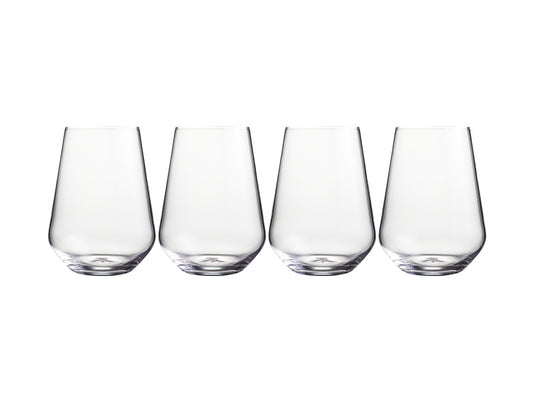 Eterna Stemless Glass Set of 4 Gift Boxed