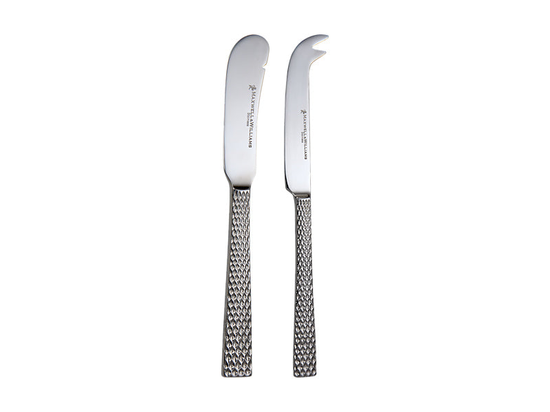 Diamonds Cheese & Pate Knife Set 2pc Gift Boxed