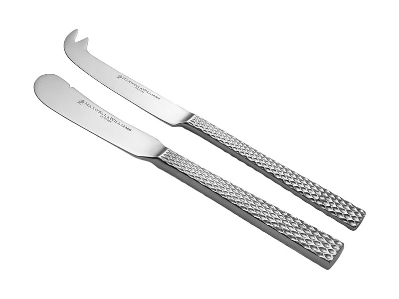 Diamonds Cheese & Pate Knife Set 2pc Gift Boxed