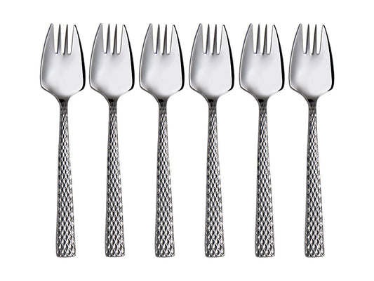 Diamonds Buffet Fork Set 6pc Gift Boxed