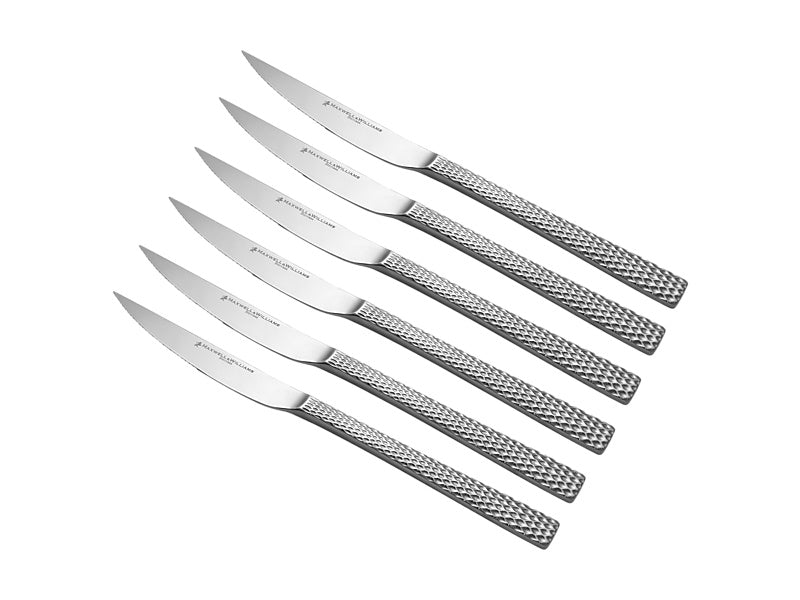 Diamonds Steak Knife Set 6pc Gift Boxed