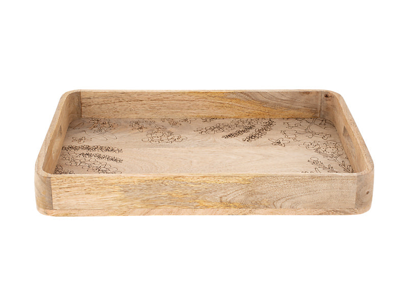 Wildflowers Rectangular Serving Tray