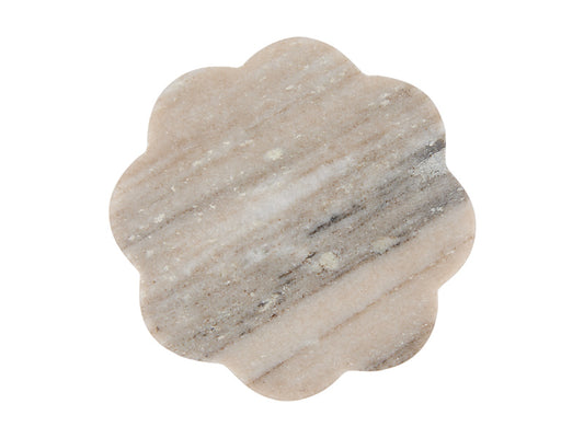 Coaster Collective Scallop Marble Coaster
