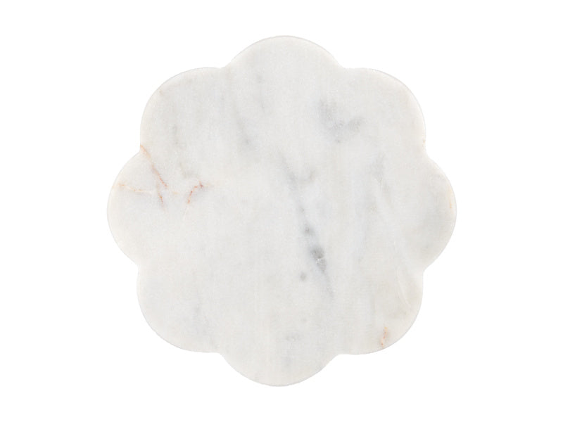 Coaster Collective Scallop Marble Coaster