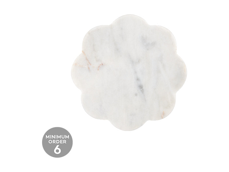 Coaster Collective Scallop Marble Coaster
