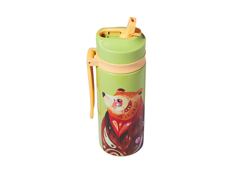 Pete Cromer Woodland Creatures Double Wall Insulated Bottle Brown Bear
